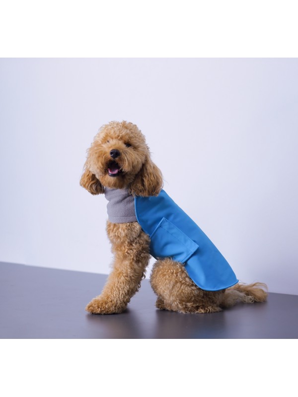 Dog Vest Softshell Turquoise Blue