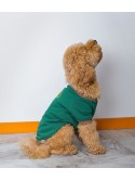 Sırt Nakış İşlemeli Köpek Sweatshirt Zümrüt Yeşili 